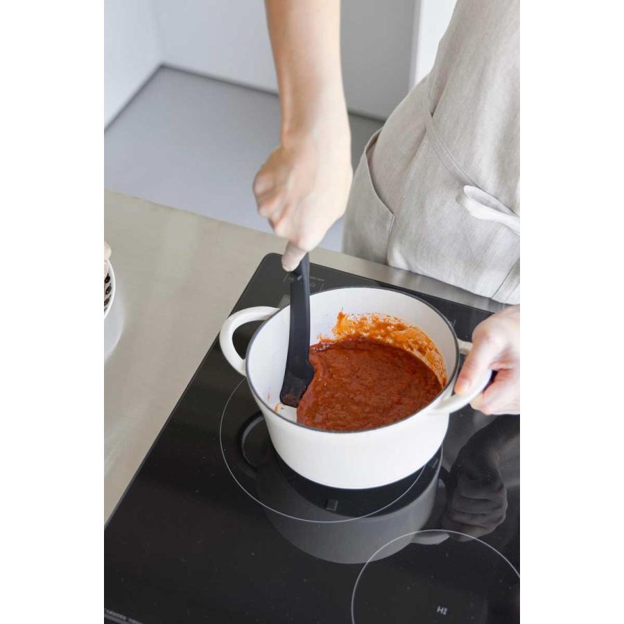 スパチュラ tower タワー シリコーン多機能スパチュラ 便利グッズ シリコン ヘラ 山崎実業 正規品 1331 ブラック | tower | 06