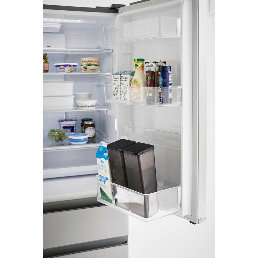 冷水ポット tower タワー 水はね防止フィルター付き両方から注げる冷水筒 冷蔵庫ドアポケット スリム 冷水筒 麦茶ポット 山崎実業 正規品 10238 ブラック | tower | 05