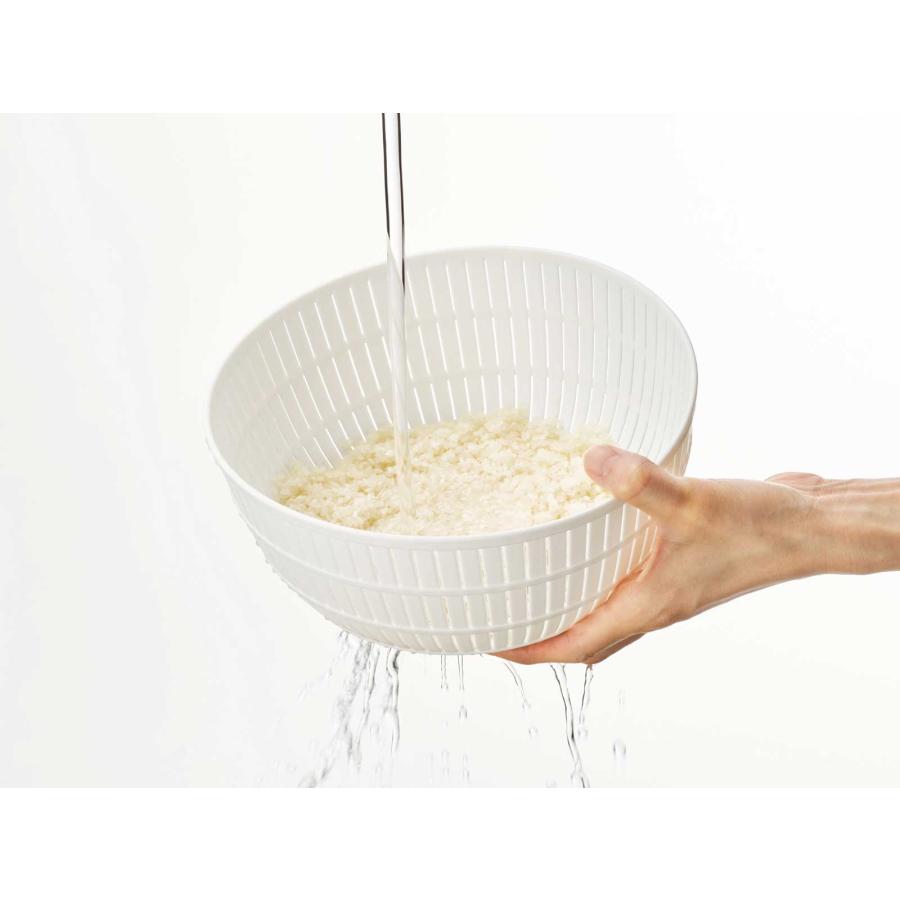 ボウルザルセット Like-it ライクイット 米とぎにも使えるザルとボウル 6点セット 電子レンジ対応 食洗器対応 日本製 ざる ボウル 正規品 ホワイト |  | 04