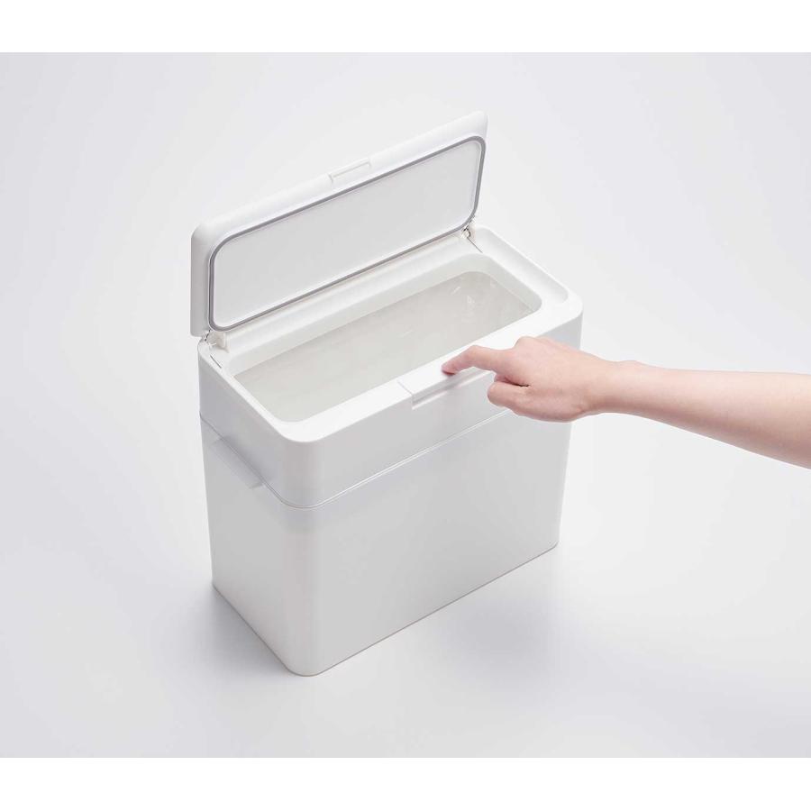密封ゴミ箱 Like-it ライクイット シールズ9.5密閉ダストボックス 9.5リットル スリムタイプ 防臭 日本製 キッチン用ゴミ箱 正規品 ホワイト |  | 06