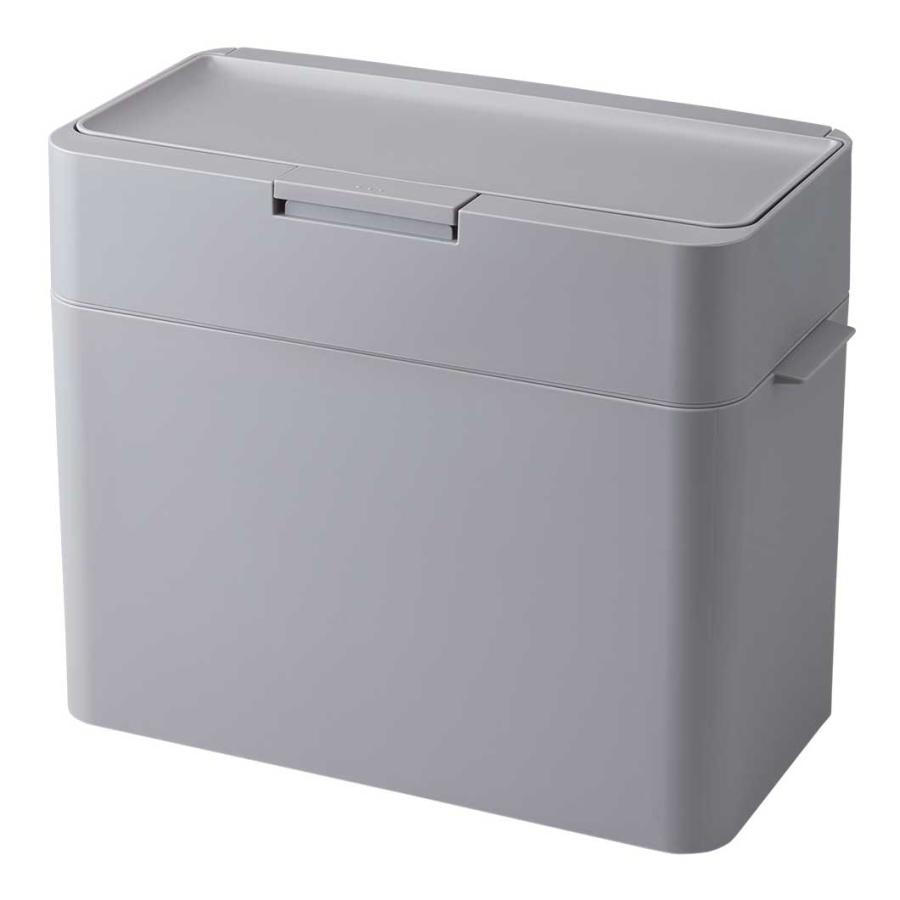 密封ゴミ箱 Like-it ライクイット シールズ9.5密閉ダストボックス 9.5リットル スリムタイプ 防臭 日本製 キッチン用ゴミ箱 正規品 グレー | 