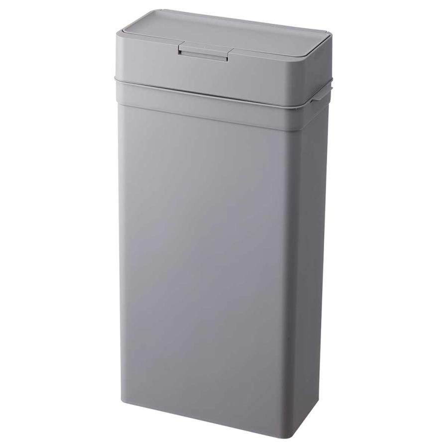 密封ゴミ箱 Like-it ライクイット シールズ25 密閉ダストボックス 25リットル スリムタイプ 防臭 日本製 キッチン用ゴミ箱 正規品 グレー | 