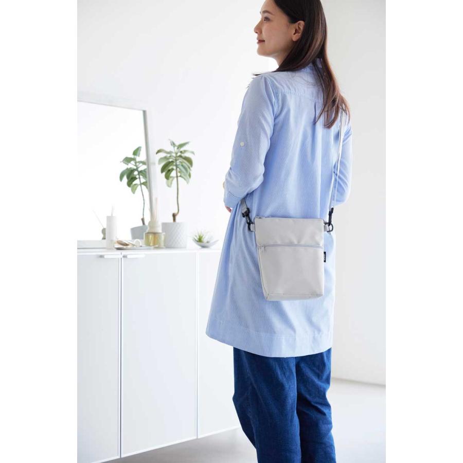 ミニエコバッグ tower タワー コンビニちょい買い保冷＆保温バッグ 保冷剤ポケット 保冷保温 ショルダー 山崎実業 正規品 10165 ライトグレー | tower | 05