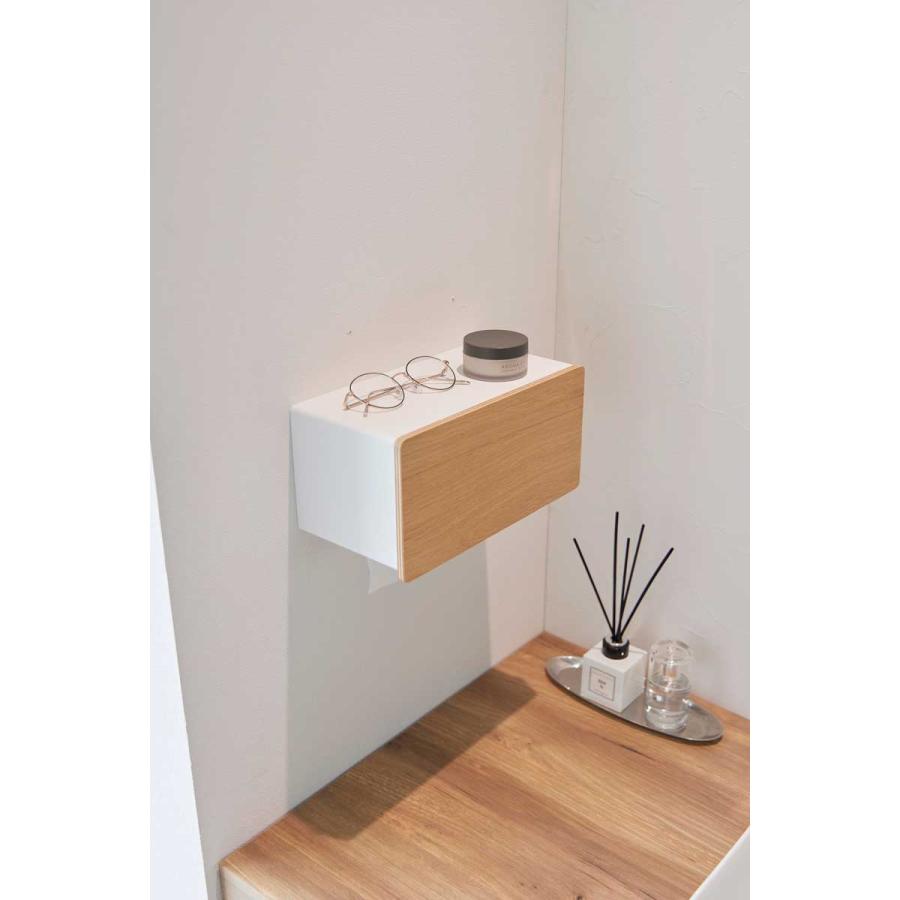 ペーパータオルホルダー RIN リン ウォールペーパータオルディスペンサー 石こうボード壁対応 ペーパータオルケース 山崎実業 10115 ナチュラル |  | 05