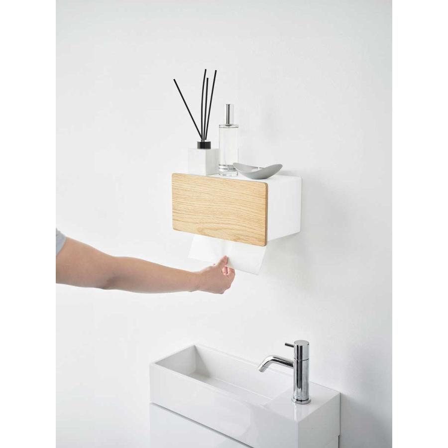 ペーパータオルホルダー RIN リン ウォールペーパータオルディスペンサー 石こうボード壁対応 ペーパータオルケース 山崎実業 10115 ナチュラル |  | 07