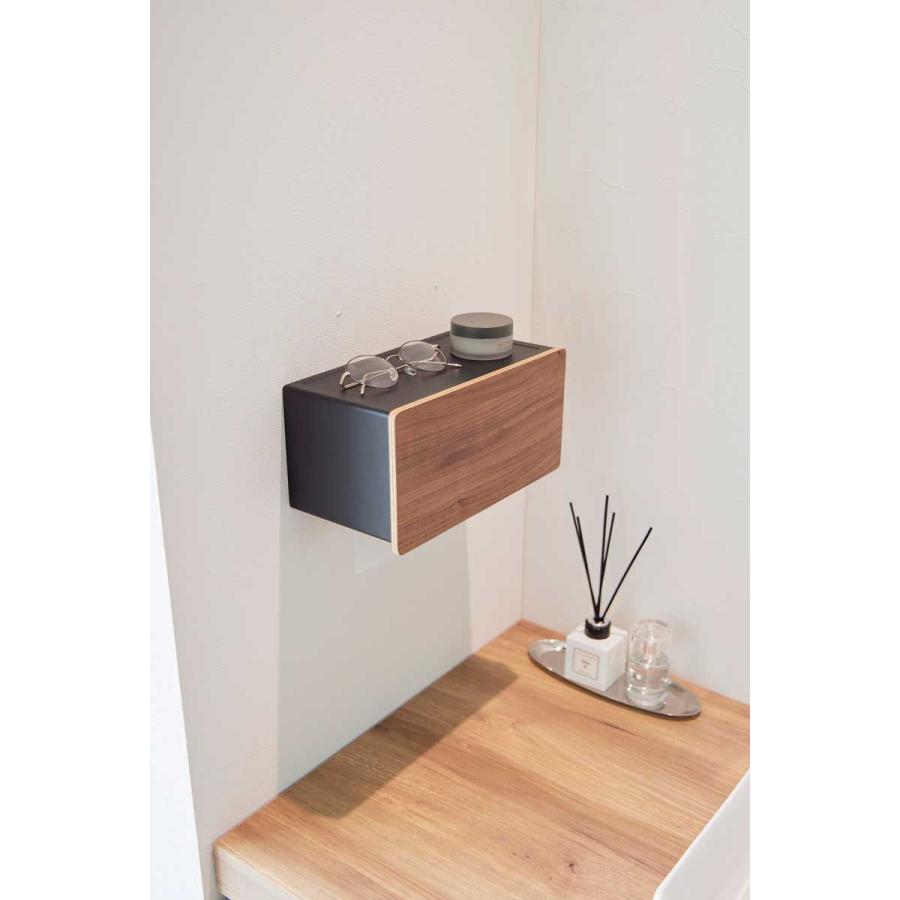 ペーパータオルホルダー RIN リン ウォールペーパータオルディスペンサー 石こうボード壁対応 ペーパータオルケース 山崎実業 10114 ブラウン |  | 05