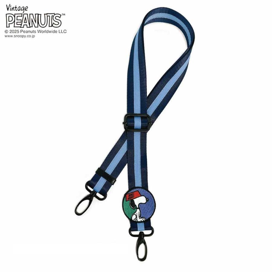 2025新作 スヌーピーバッグ ROOTOTE ルートート IP.WR.ストラップ.ピーナッツ-0G ショルダーストラップ スヌーピーグッズ トートバッグ 正規品 ネイビー | ROOTOTE
