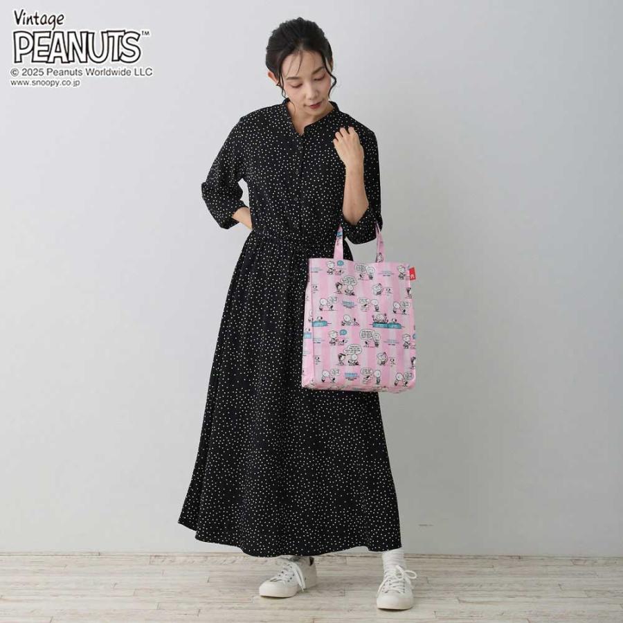 スヌーピーバッグ ROOTOTE ルートート IP.A4アーキャトル.ラミネート.ピーナッツ-0L レッスンバッグ スヌーピーグッズ トートバッグ 正規品 ジョー・クール | ROOTOTE | 05
