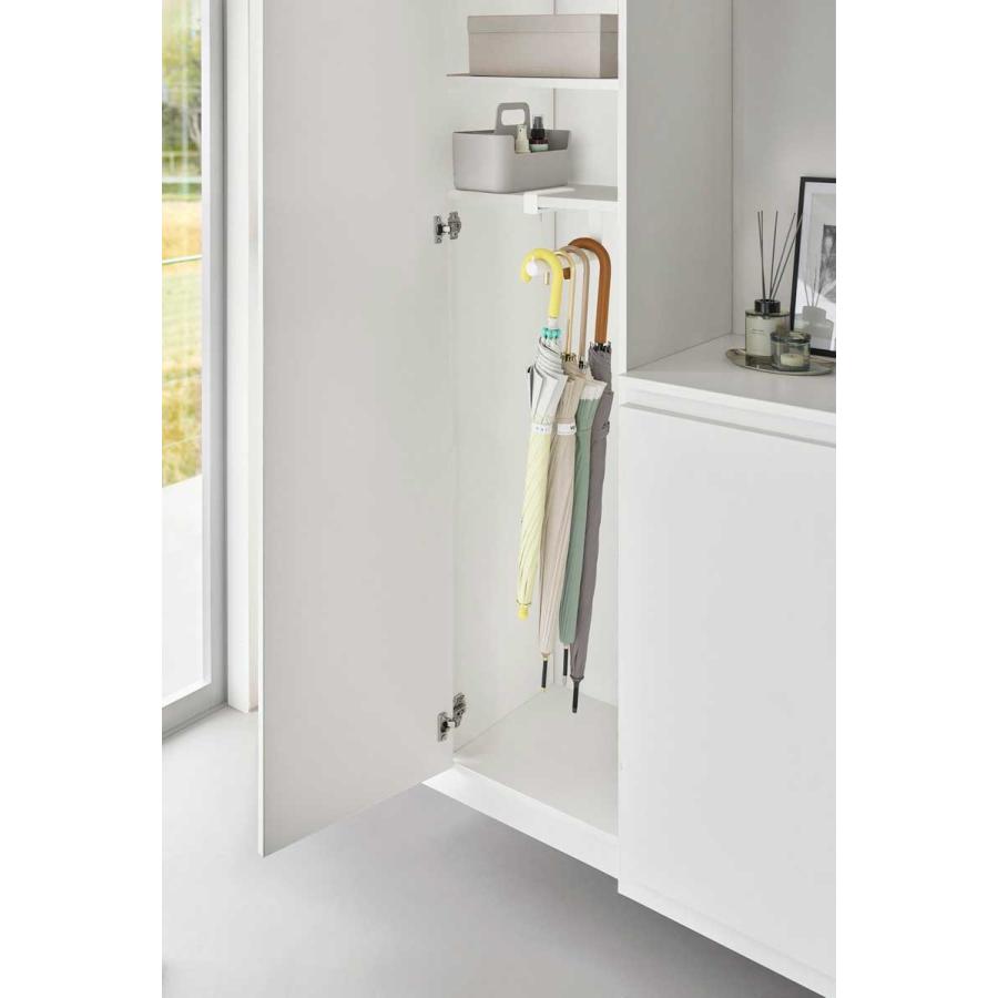 傘立て tower タワー 下駄箱中ハンギング傘立て 省スペース設置 スリムタイプ 傘たて 傘スタンド 山崎実業 正規品 10080 ホワイト | tower | 05