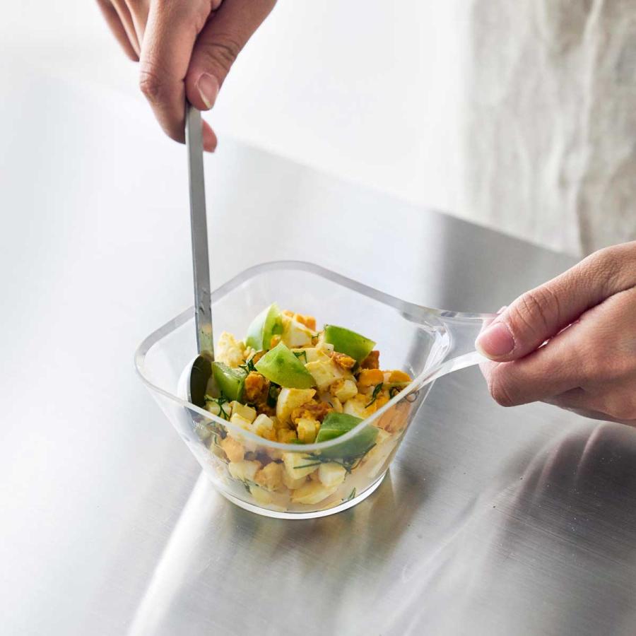 調理ボウル tower タワー 電子レンジ対応洗いやすいハンドル付き下ごしらえボウル S キッチンボウル 取っ手付き 耐熱ボウル 山崎実業 正規品 10129 クリア | tower