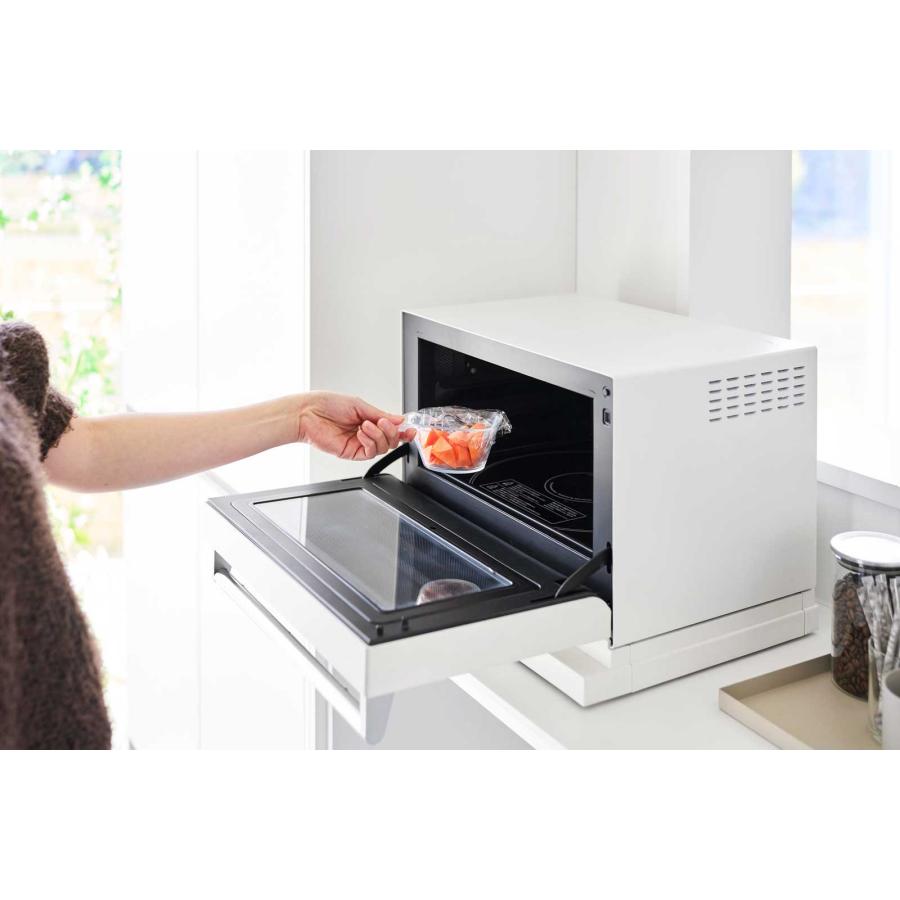 調理ボウル tower タワー 電子レンジ対応洗いやすいハンドル付き下ごしらえボウル S キッチンボウル 取っ手付き 耐熱ボウル 山崎実業 正規品 10129 クリア | tower | 06