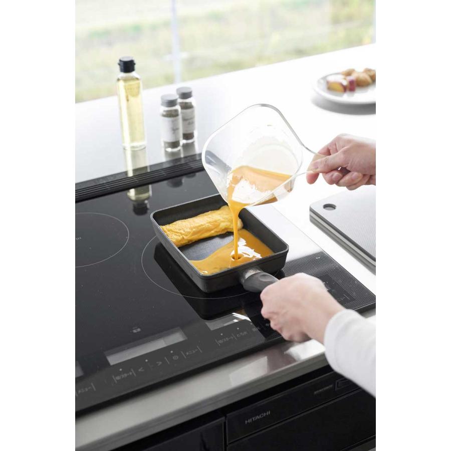 調理ボウル tower タワー 電子レンジ対応洗いやすいハンドル付き下ごしらえボウル L キッチンボウル 取っ手付き 耐熱ボウル 山崎実業 正規品 10130 クリア | tower | 04