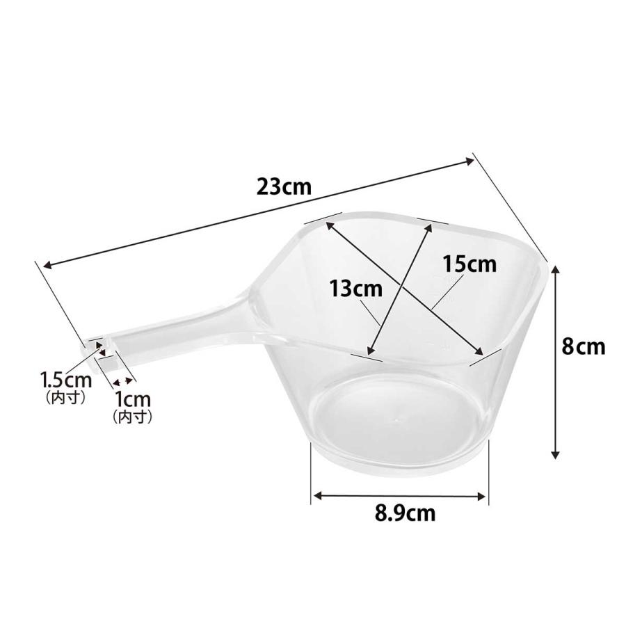 調理ボウル tower タワー 電子レンジ対応洗いやすいハンドル付き下ごしらえボウル L キッチンボウル 取っ手付き 耐熱ボウル 山崎実業 正規品 10130 クリア | tower | 08