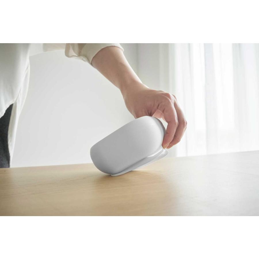 ベビー食器 tower タワー 吸盤付きシリコーンベビーフードボウル シリコン製 赤ちゃん 乳幼児 山崎実業 正規品 10047 ホワイト | tower | 05