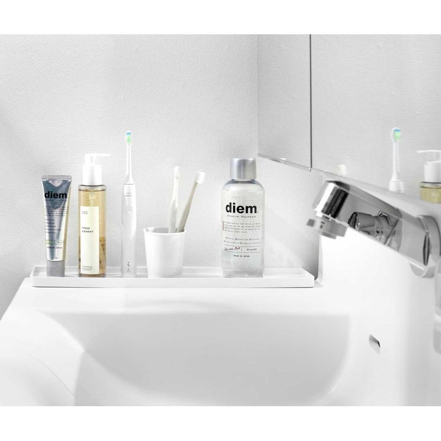 洗面台収納 tower タワー 洗面台横隙間トレー サニタリーラック 洗面所 サニタリー 山崎実業 正規品 10135 ホワイト | tower | 04