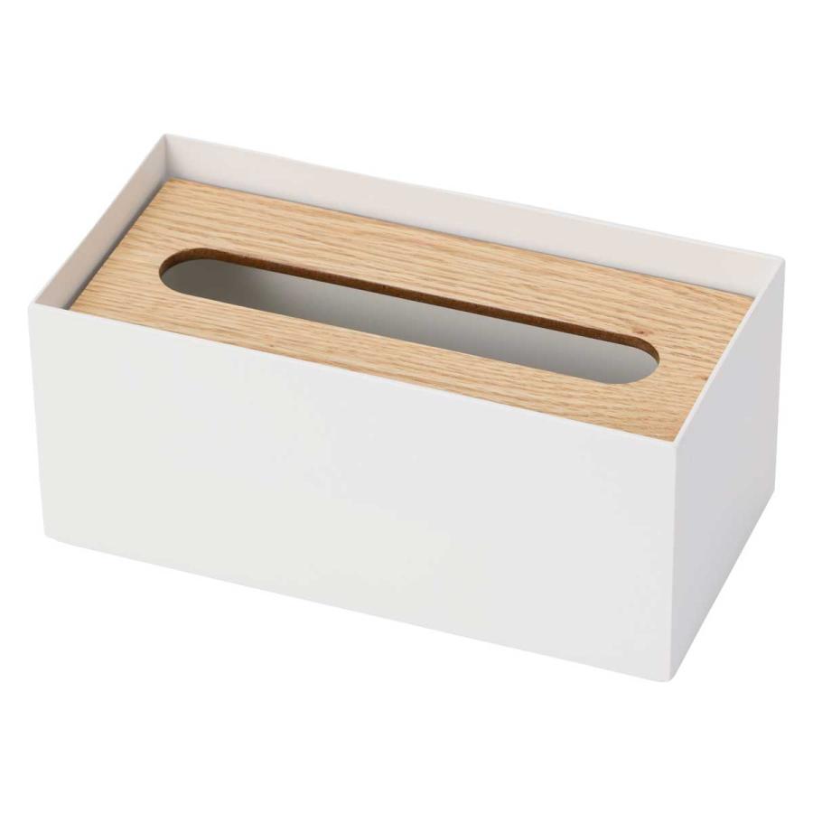 ティッシュケース Like-it ライクイット ティッシュボックス リバーシブル木蓋 日本製 天然木 軽量 シンプル ティッシュカバー 正規品 ホワイト | 