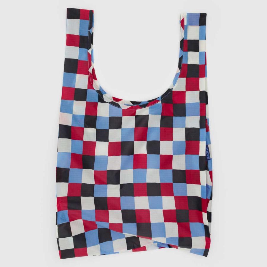 2025新作 エコバッグ BAGGU バグゥ 2025FA スタンダードバグゥ バグ− 収納ポーチ レジ袋型 大きめ 折りたたみ バグー 正規品 ペイントチェック | BAGGU