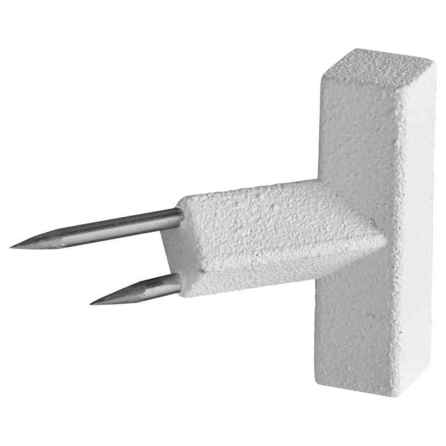 壁掛けフック tower タワー 2本の針で抜けにくいフック画鋲 S 4個組 石膏ボード用フック ピンフック 山崎実業 正規品 1923 ホワイト | tower | 01