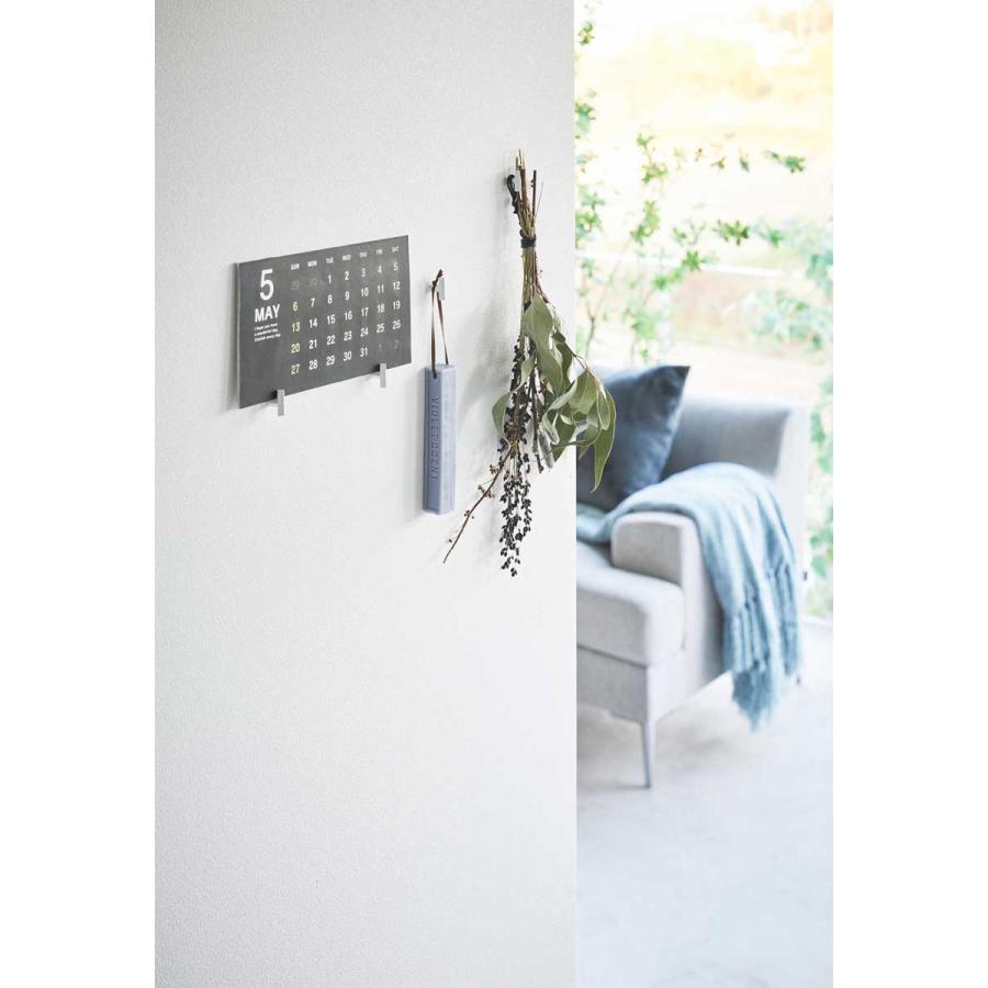 壁掛けフック tower タワー 2本の針で抜けにくいフック画鋲 S 4個組 石膏ボード用フック ピンフック 山崎実業 正規品 1923 ホワイト | tower | 02