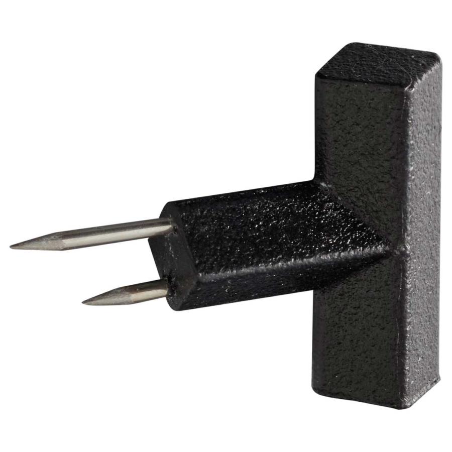 壁掛けフック tower タワー 2本の針で抜けにくいフック画鋲 S 4個組 石膏ボード用フック ピンフック 山崎実業 正規品 1924 ブラック | tower | 01