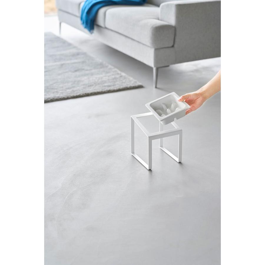 ペットフードボウル nooks ヌークス 早食い防止ペットフードボウルスタンド 斜めハイタイプ 陶器 犬猫用 ペット用品 山崎実業 正規品 10239 ホワイト | 山崎実業 | 07