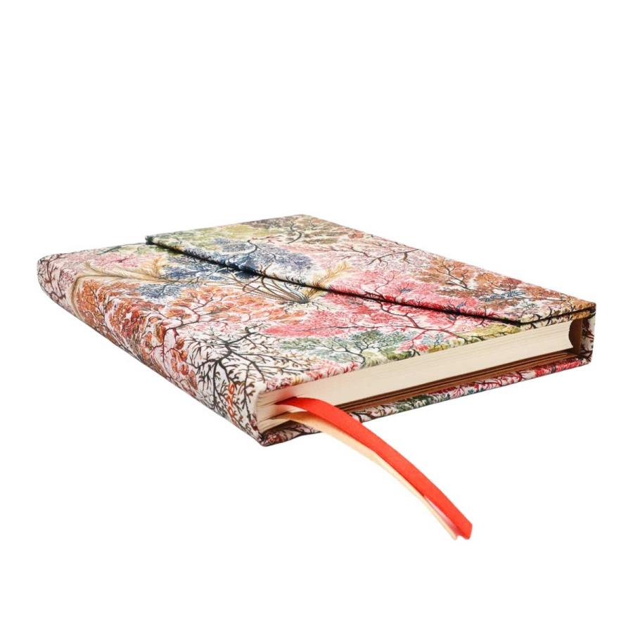 スケジュール帳 paperblanks ペーパーブランクス MIDI ハードカバー 2026年版 ダイアリー 日本語版 1月始まり 芸術 アート 手帳 正規品 アネモネ | paperblanks | 01