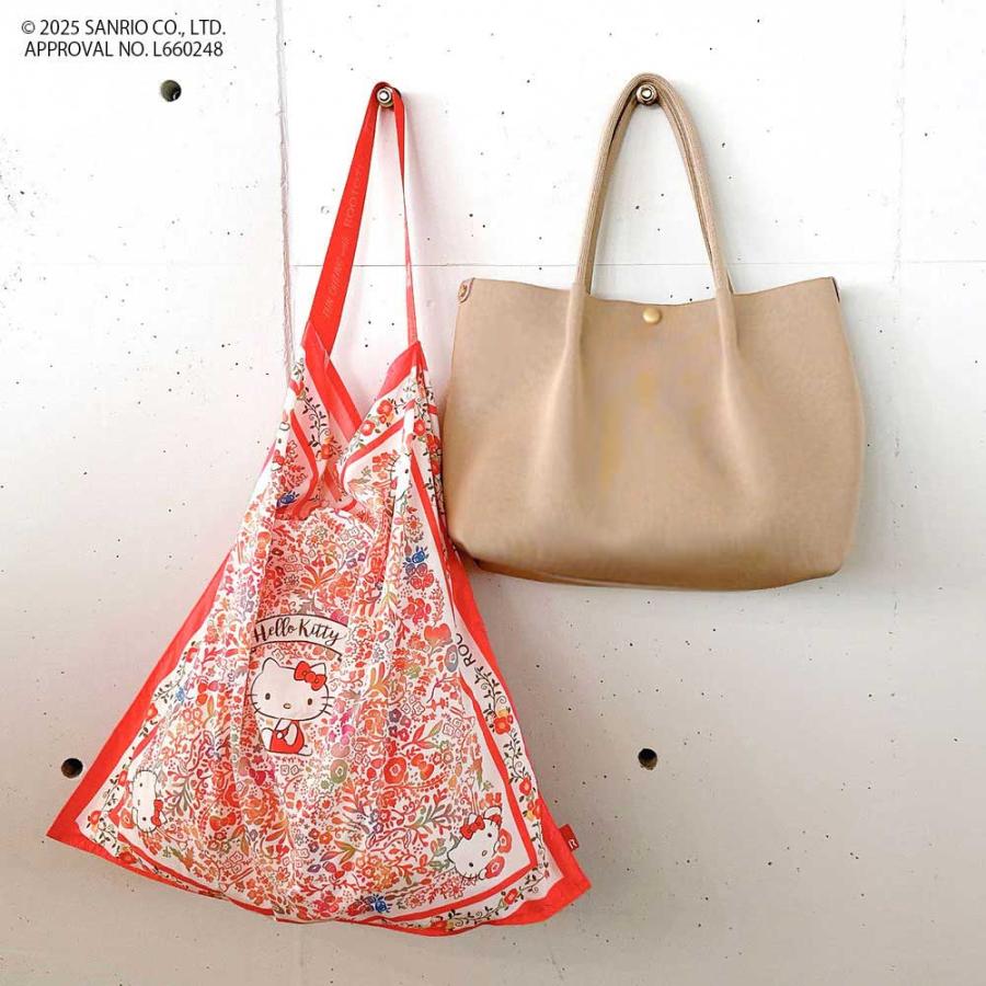 2025新作 ハローキティバッグ ROOTOTE ルートート IP.タブロー50.ハローキティ-A サンリオ コラボ エコバッグ トートバッグ キティちゃん ハウンドトゥース | ROOTOTE | 03