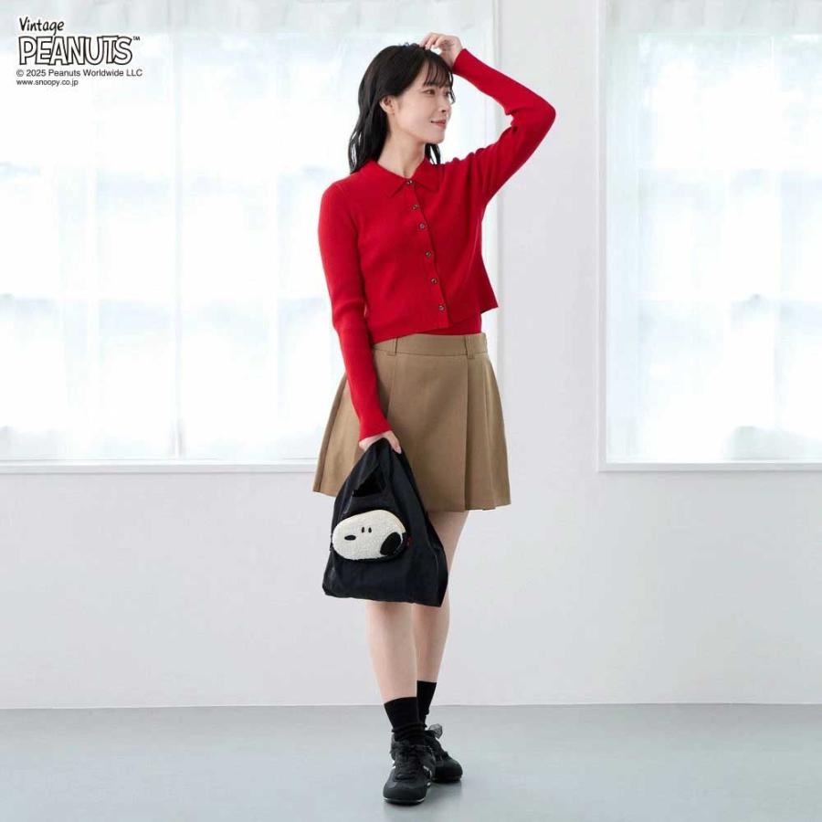 2025新作 スヌーピーバッグ ROOTOTE ルートート IP.ルーショッパーミッド.ピーナッツ-0P エコバッグ スヌーピーグッズ トートバッグ 正規品 スマイル | ROOTOTE | 07