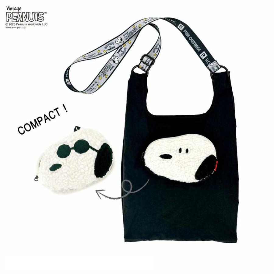 2025新作 スヌーピーバッグ ROOTOTE ルートート IP.ルーショッパーミッド.ピーナッツ-0P エコバッグ スヌーピーグッズ トートバッグ 正規品 ジョー・クール | ROOTOTE