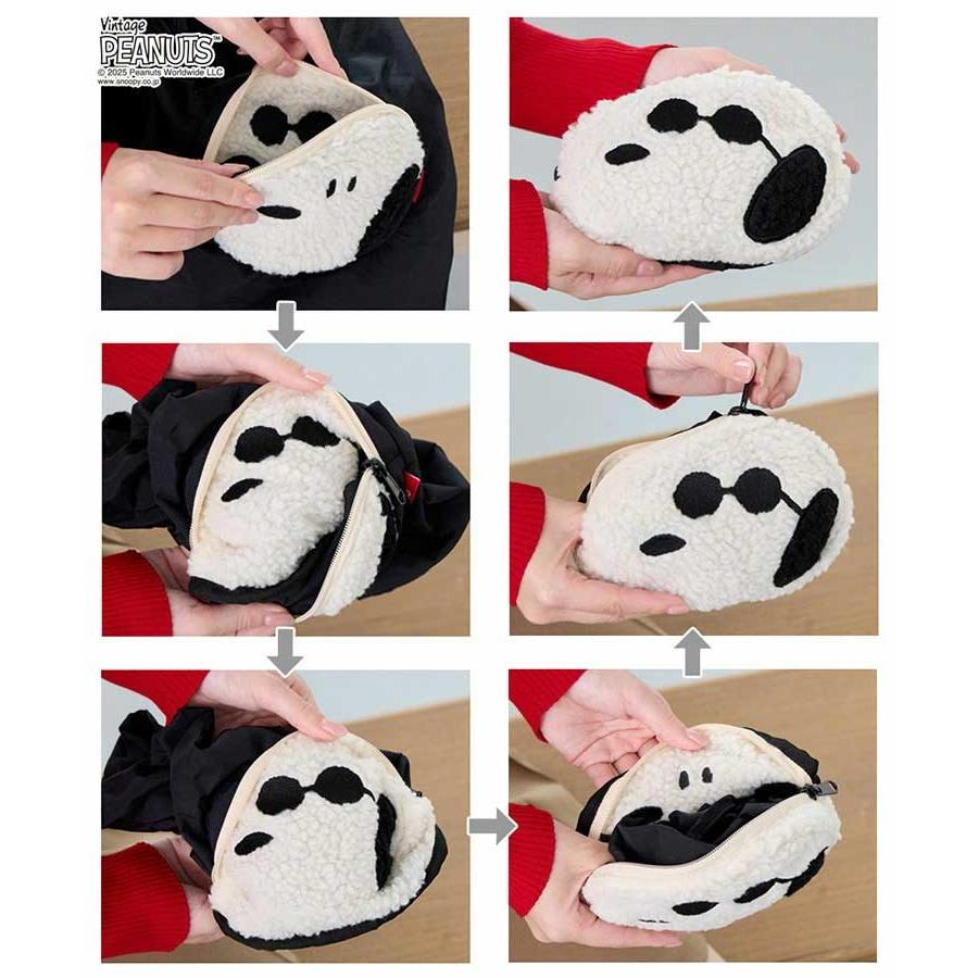 2025新作 スヌーピーバッグ ROOTOTE ルートート IP.ルーショッパーミッド.ピーナッツ-0P エコバッグ スヌーピーグッズ トートバッグ 正規品 ジョー・クール | ROOTOTE | 04