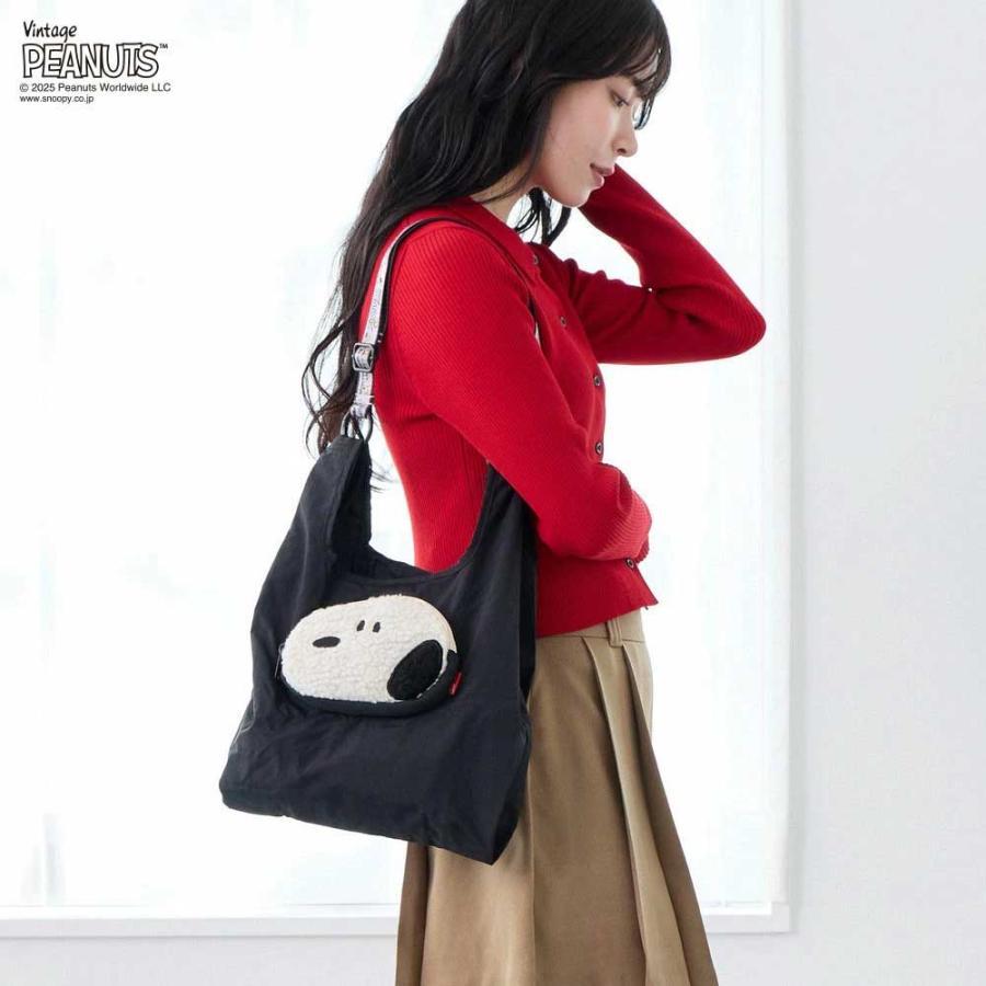 2025新作 スヌーピーバッグ ROOTOTE ルートート IP.ルーショッパーミッド.ピーナッツ-0P エコバッグ スヌーピーグッズ トートバッグ 正規品 ジョー・クール | ROOTOTE | 08