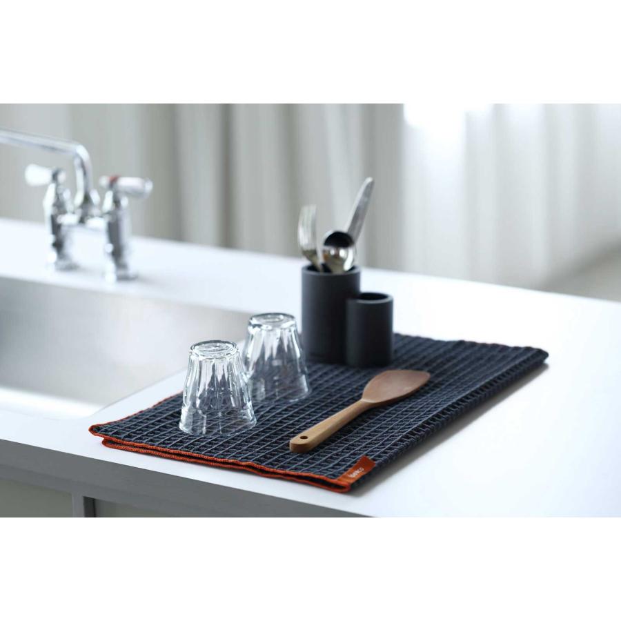 水切りマット ideaco イデアコ WAFFLE Kitchen Cloth 大判 吸水力 TEIJIN ミクロスター ティータオル 吸水マット 正規品 ブリック |  | 01