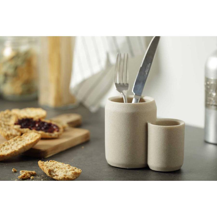 キッチンツールスタンド ideaco イデアコ Tool Stand COMBO compact カトラリー収納 歯ブラシスタンド キッチンツール収納 正規品 ストーンサンドホワイト |  | 01