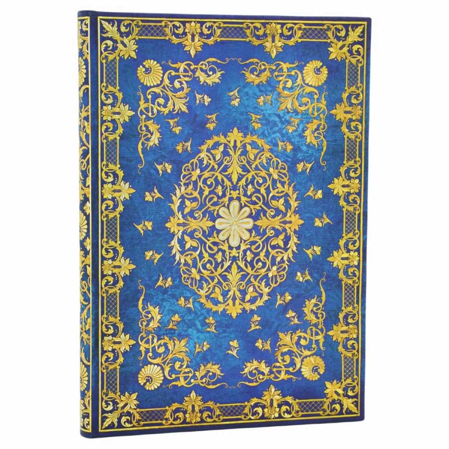 ノートブック paperblanks ペーパーブランクス MIDI ハードカバー 罫線 芸術 アート 高級ノート 正規品 ガイディングスター シルクスカイ | paperblanks