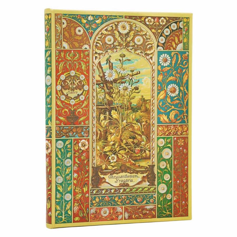 ノートブック paperblanks ペーパーブランクス MIDI ハードカバー 罫線 芸術 アート 高級ノート 正規品 ヴォックス・ボタニカ　ウィーンの果実 | paperblanks