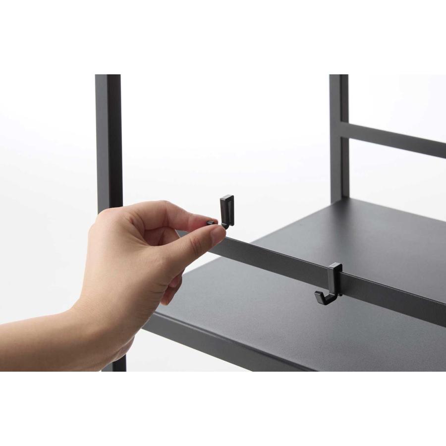 収納ワゴン tower タワー 目隠しワゴン スリム キャスター スリム 隙間収納 キャスター付き 山崎実業 正規品 8469 ブラック | tower | 07