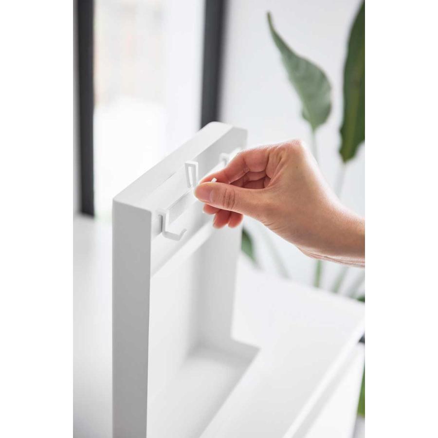 キーフック tower タワー 目隠しキーフックスタンド 2段 2段式 大量 大容量 キーボックス キーケース 山崎実業 正規品 10340 ホワイト | tower | 07