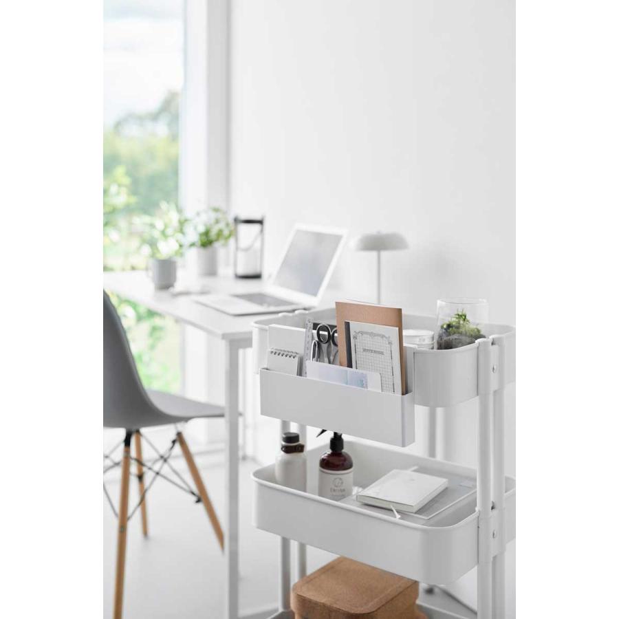 小物入れ tower タワー 引っ掛け収納ホルダー ファイルボックス 収納ボックス 収納ケース 山崎実業 正規品 10385 ホワイト | tower | 03