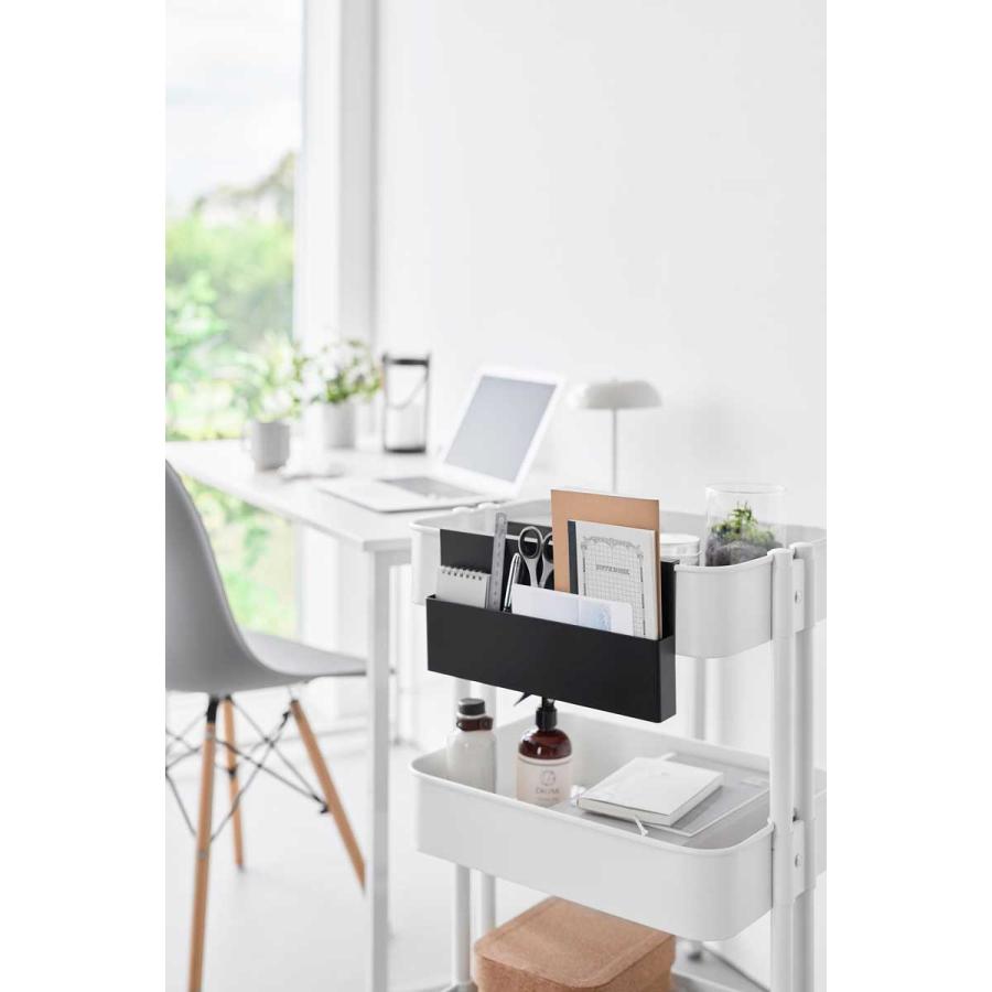 小物入れ tower タワー 引っ掛け収納ホルダー ファイルボックス 収納ボックス 収納ケース 山崎実業 正規品 10386 ブラック | tower | 03