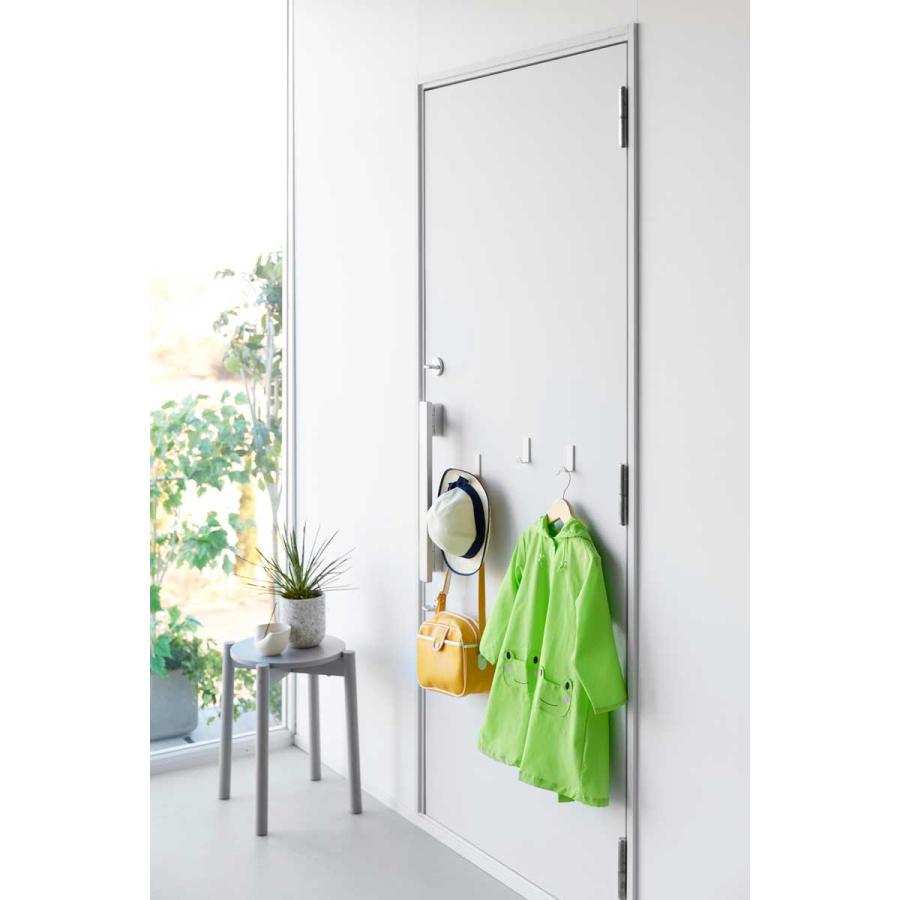 収納フック tower タワー マグネットハンガーフック S 3個組 強力マグネットフック スチール製 山崎実業 正規品 10233 ホワイト | tower | 03