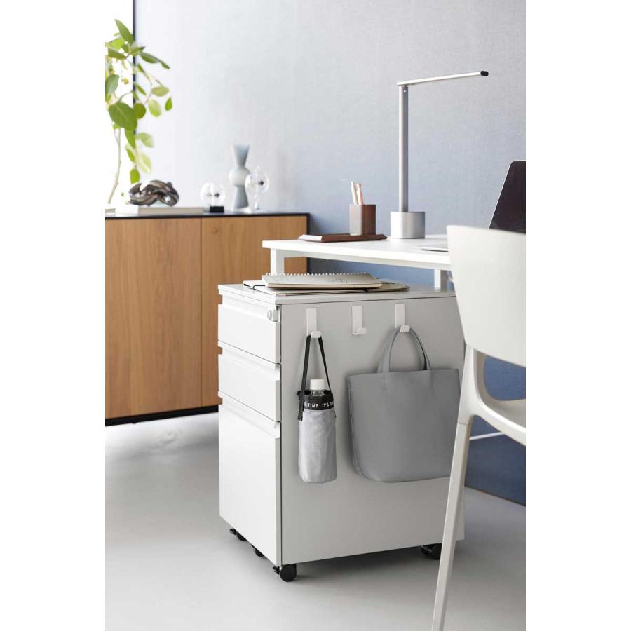 収納フック tower タワー マグネットハンガーフック S 3個組 強力マグネットフック スチール製 山崎実業 正規品 10233 ホワイト | tower | 04