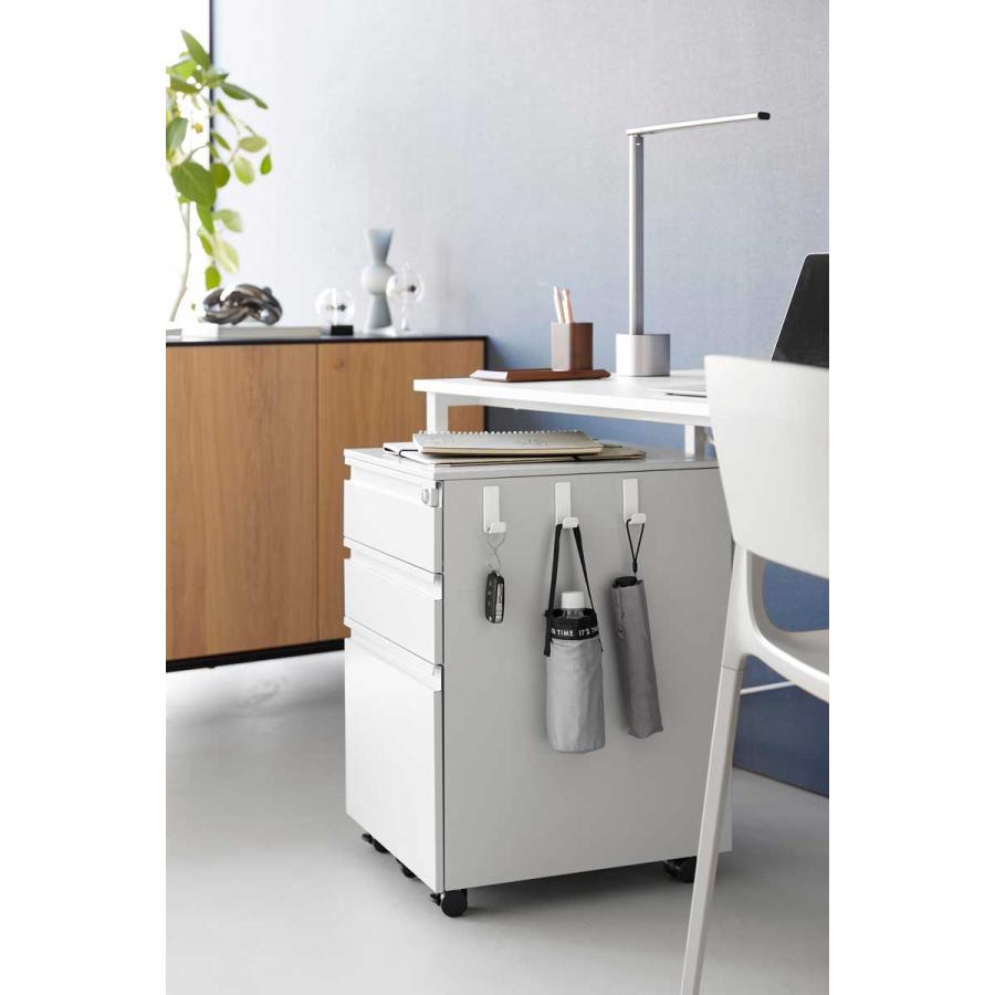 収納フック tower タワー マグネットハンガーフック S 3個組 強力マグネットフック スチール製 山崎実業 正規品 10233 ホワイト | tower | 05