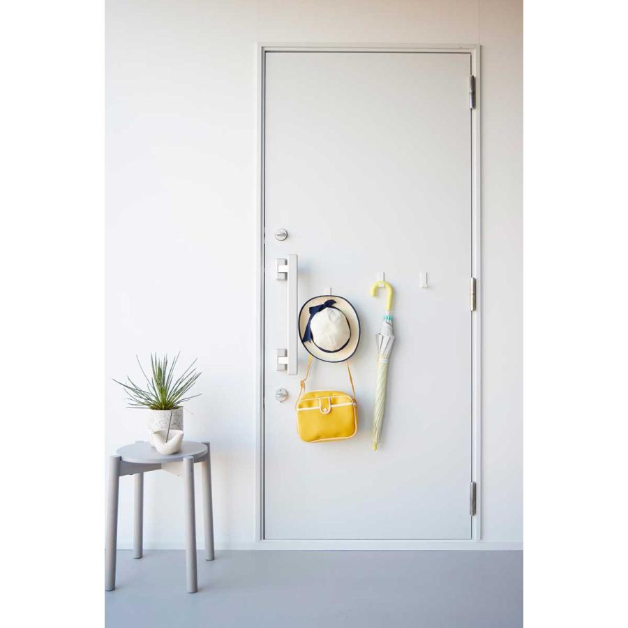 収納フック tower タワー マグネットハンガーフック S 3個組 強力マグネットフック スチール製 山崎実業 正規品 10233 ホワイト | tower | 06