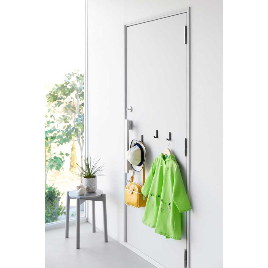 収納フック tower タワー マグネットハンガーフック S 3個組 強力マグネットフック スチール製 山崎実業 正規品 10234 ブラック | tower | 03