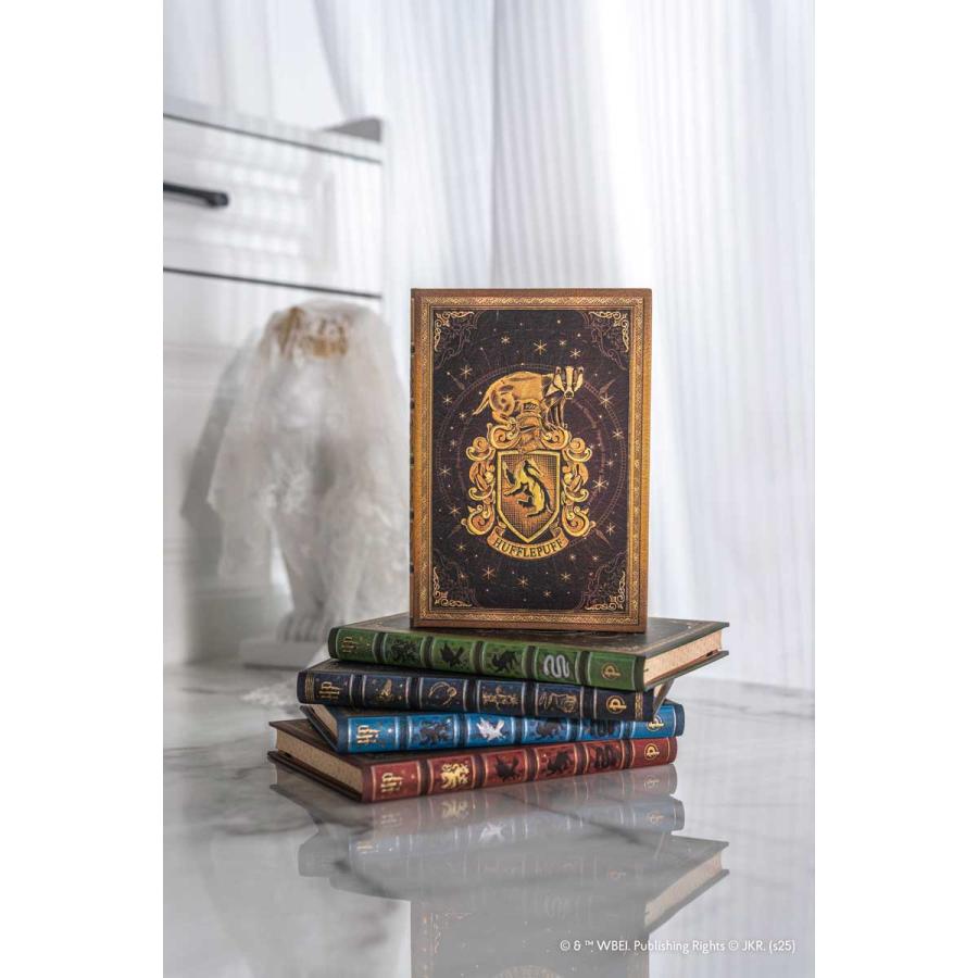 2025新作 ノートブック paperblanks ペーパーブランクス MIDI ハードカバー 罫線 ハリー・ポッター コレクション 正規品 ハッフルパフ ノート | paperblanks | 01