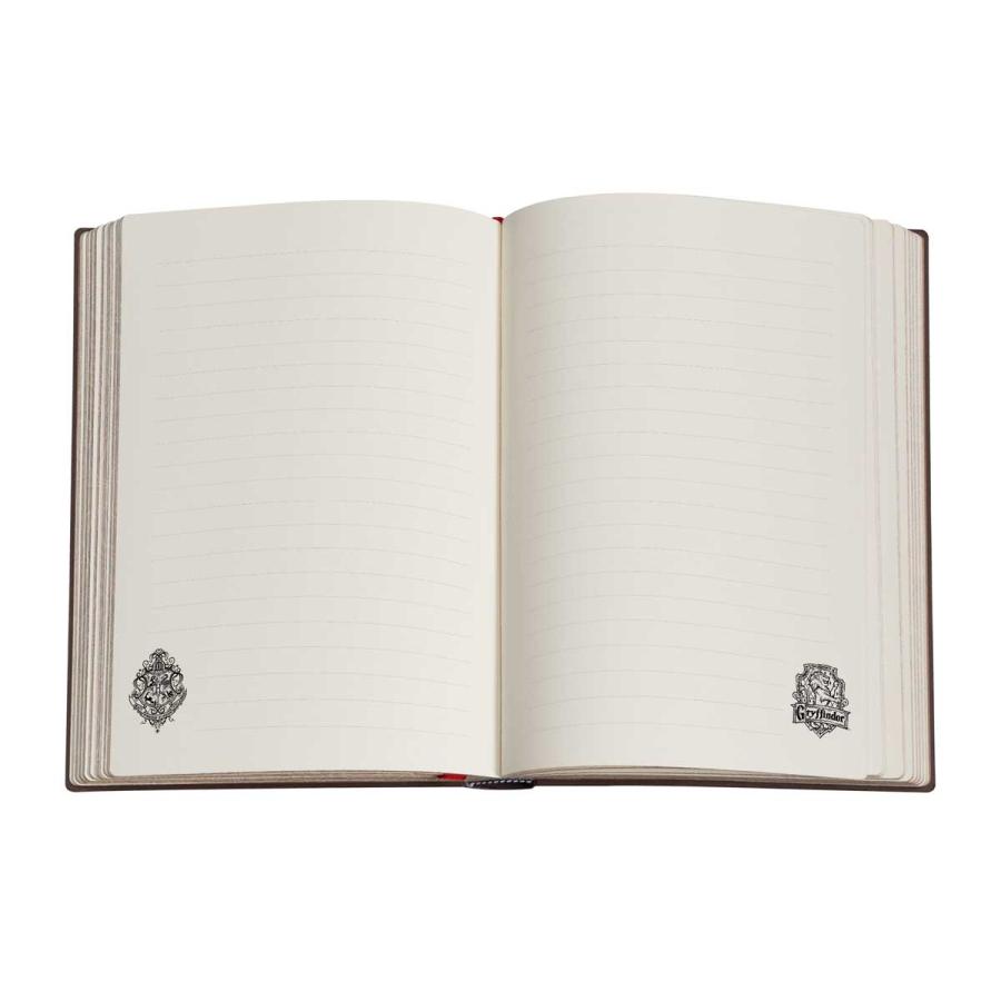 ノートブック 正規品 paperblanks ペーパーブランクス MIDI ハードカバー 罫線 ハリーポッター コレクション ミディ グリフィンドール ノート | paperblanks | 05
