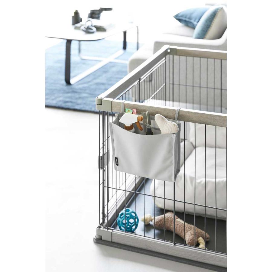 ピンチバスケット tower タワー 洗濯カゴに取り付けるピンチ＆ネット収納ポケット 仕切り付き 洗濯用品 ピンチかご 山崎実業 正規品 10436 ライトグレー | tower | 06