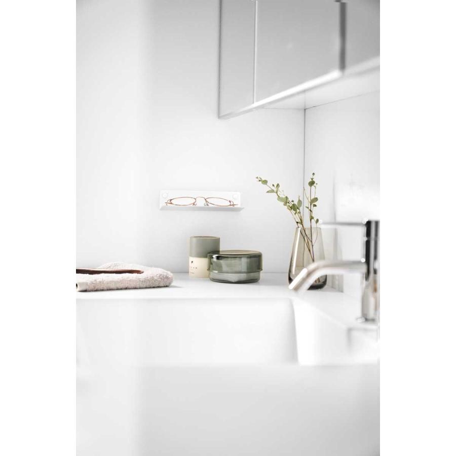 眼鏡置き tower タワー 壁付けメガネラック スマホ置き 壁付け 壁掛け 山崎実業 正規品 10446 ホワイト | tower | 02