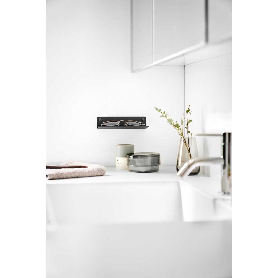 眼鏡置き tower タワー 壁付けメガネラック スマホ置き 壁付け 壁掛け 山崎実業 正規品 10447 ブラック | tower | 02