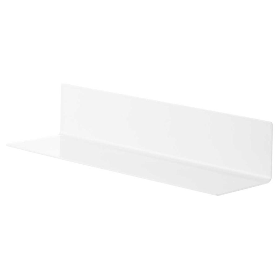 キッチン棚 tower タワー フィルムフックキッチン棚 ワイド 大きめ 壁付け 壁掛け ウォールラック 棚板 山崎実業 正規品 10410 ホワイト | tower | 01